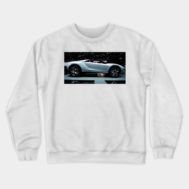 Giugiaro Parcour Concept - Geneva Auto Salon 2014 Crewneck Sweatshirt by IgorPozdnyakov